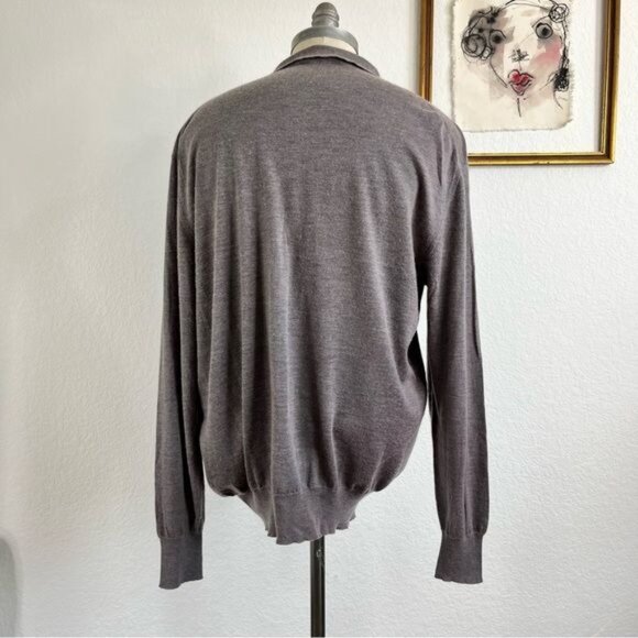 Davide Cenci by Avon Celli Cashmere Pop Over Polo Sweater - Picture 5 of 8